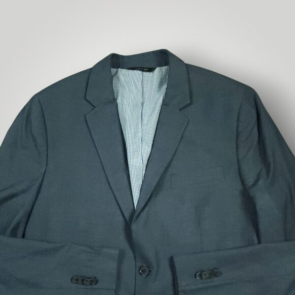 Banana Republic Blazer Sport Coat Mens 42R Tailored Slim Fit Performance Plaid - Picture 6 of 9